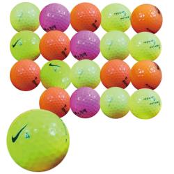 브랜드혼합 골프공 로스트볼 실속형 랜덤발송 칼라혼합 1개