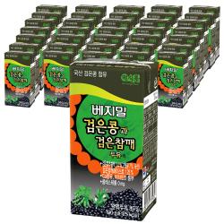 베지밀 검은콩과 검은참깨 두유 190ml 64개