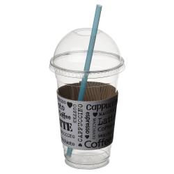 커피촌 92파이 Pet컵 16oz 100p + 돔뚜껑 100p + 화이트라떼 홀더 100p + 혼합빨대 100p 4종 세트 1세트