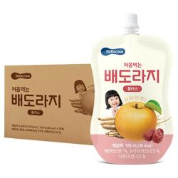 베베쿡 처음먹는 배도라지 플러스 주스 120ml 배+도라지 혼합맛 20팩