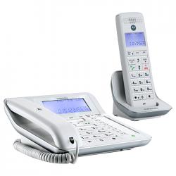 모토로라 유무선 전화기 화이트 C7201a