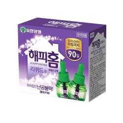 유한양행 해피홈 리퀴드 리필 45일, 45ml, 2개입