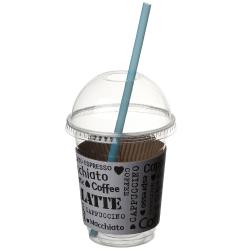 커피촌 92파이 PET컵 14oz 100p + 돔뚜껑 100p + 화이트라떼 홀더 100p + 혼합빨대 100p 4종 세트, 1세트