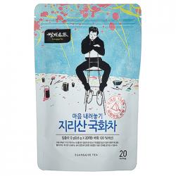 쌍계명차 마음 내려놓기 지리산 국화차 0.6g 20개입