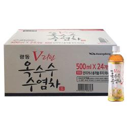 광동제약 V라인 옥수수 수염차, 500ml, 24개