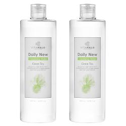 비타할로 데일리 뉴 제주 그린티 클렌징워터 500ml 2개입