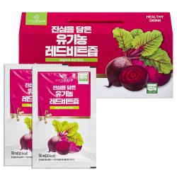 비타할로 진심을 담은 유기농 레드 비트즙, 90ml, 30개입