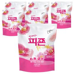 피죤 프리미엄 섬유유연제 핑크로즈 리필 2.3l 6개
