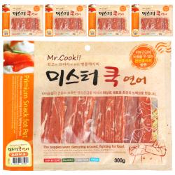 미스터쿡 강아지 간식 스테이크 연어맛 5개