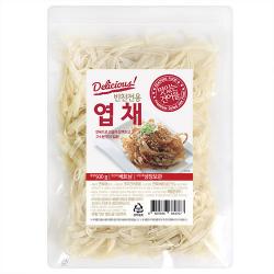 해맑은푸드 반찬전용 엽채 500g 1개
