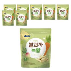 베베쿡 처음먹는 쌀과자, 녹황, 8개