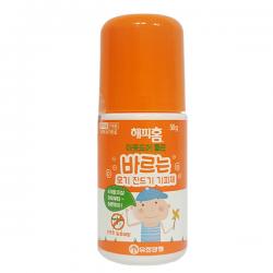 해피홈 아웃도어 롤온 바르는 모기 진드기 기피제, 50g, 3개
