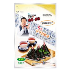 광천김 달인 김병만의 삼각김밥용 무조미김 50p 50g 1개
