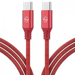 신지모루 더치패브릭 Usb C타입 고속충전 케이블 2m Red 2개입