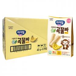 일동후디스 구워만든 순곡물 바 바나나 6팩