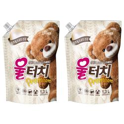 피죤 울터치 프리미엄 리필 1300ml 2개