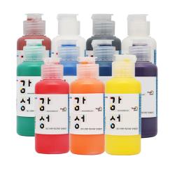 스노우키즈 감성물감 색감교육용 핑거페인트 랜덤발송, 70ml, 11색