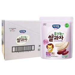 일동후디스 아이밀냠냠 유기농 쌀과자 떡뻥 고구마 6개