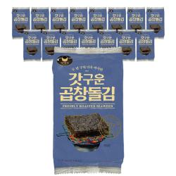 만전김 갓구운 곱창돌김 5g 16개입