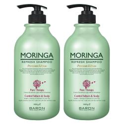 바론 모링가 리프레쉬 샴푸 자연향, 1000g, 2개입