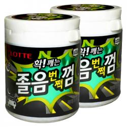 롯데 확 깨는 졸음 번쩍 껌 87g 2개