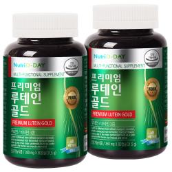 뉴트리디데이 프리미엄 루테인 골드 350mg 90정 2개
