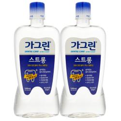 가그린 스트롱 구강청결제 1200ml 2개입