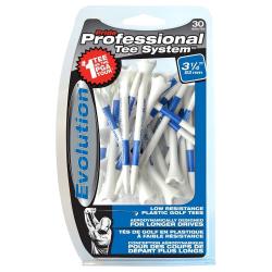 프라이드스포츠 Pts Evloution 골프티 30p Ev31430 화이트+블루