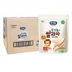 일동후디스 아이밀냠냠 유기농 쌀과자 떡뻥, 백미, 6개