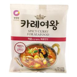 청정원 카레여왕 해물과 잘 어울리는 매콤한 맛 4인분, 108g, 1개