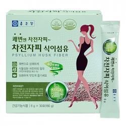 종근당 차전자피 식이섬유 6g 30개입
