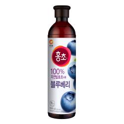 청정원 홍초 100% 자연발효초사용 블루베리 900ml 1개