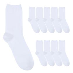 두발로 남성용 럭셔리 무지중목양말 10켤레