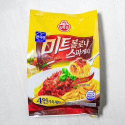 오뚜기 면사랑 미트 볼로냐 스파게티 4인분 1252g 1개