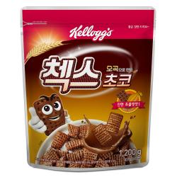 켈로그 오곡으로 만든 첵스 초코 시리얼 1.2kg 1개