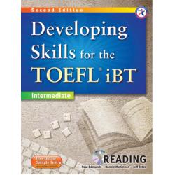  Compass Publishing Developing Skills For The Toefl Ibt Reading : Intermediate 2nd Edition Paperback + Mp3 Cd 1장 Compass Publishing