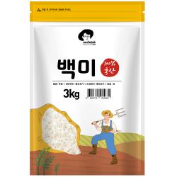 엉클탁 영양가득 백미, 3kg(상등급), 1개