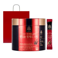 고려홍삼중앙회 6년근 고려홍삼정 홍삼을 통채로 스틱 +쇼핑백, 100개, 10ml