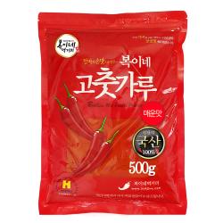 복이네먹거리 국산 고추가루 매운맛 소스용 500g 1개