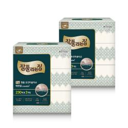 잘풀리는집 명품로션 미용티슈 에센셜 230매, 3개입, 2개