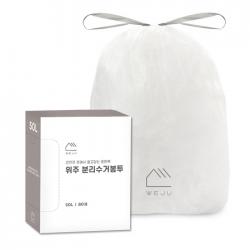 끈이 있어 편리한 분리수거 비닐봉투 80p, 1개, 50L