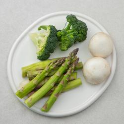 스테이크용 양송이&채소 2종 200g 1팩