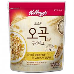 켈로그 고소한 오곡 푸레이크 1.2kg 1개