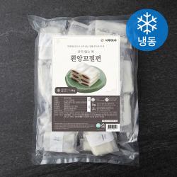 시루조아 굳지않는 흰 앙꼬절편 냉동 1.4kg 1팩
