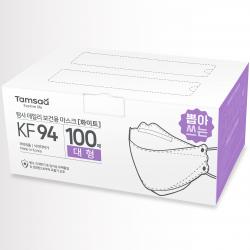 탐사 Kf94 황사방역 마스크 대형 화이트 100매 1개