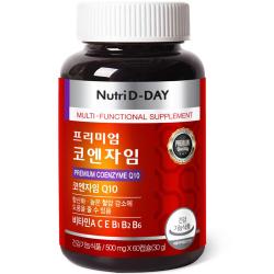 뉴트리디데이 프리미엄 항산화 혈압감소 코엔자임 Q10 30g 60정 1개