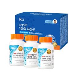 리얼닥터 100억 유산균 30캡슐 3병