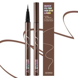 여우화장대 퀵필터 펜 아이라이너 0.5g P2 딥브라운모카 1개