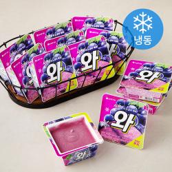롯데제과 와 포도 아이스크림 냉동 190ml 16입