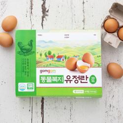 곰곰 동물복지 유정란 20구 1040g 1개